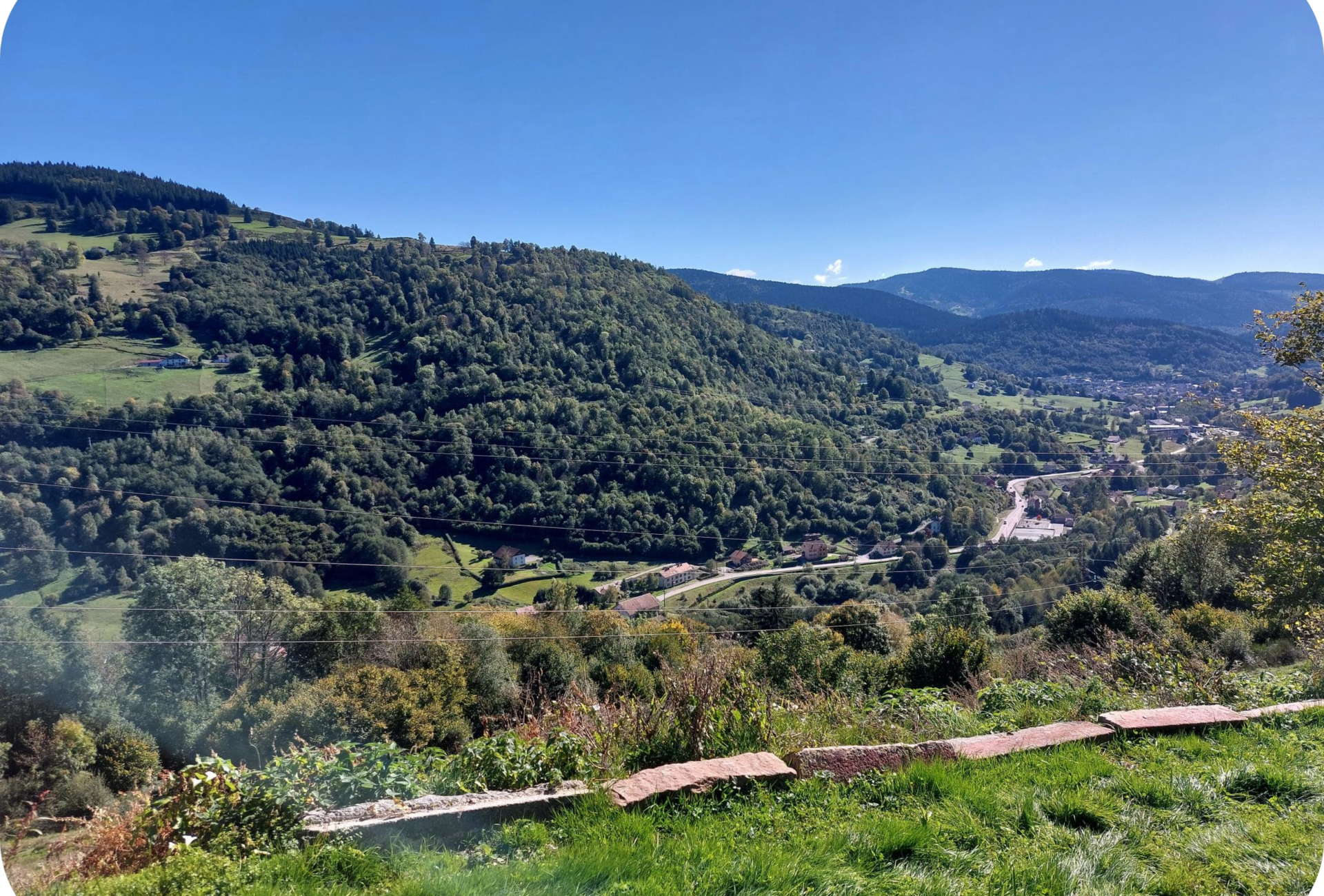 Cornimont vu du Parfongoutte